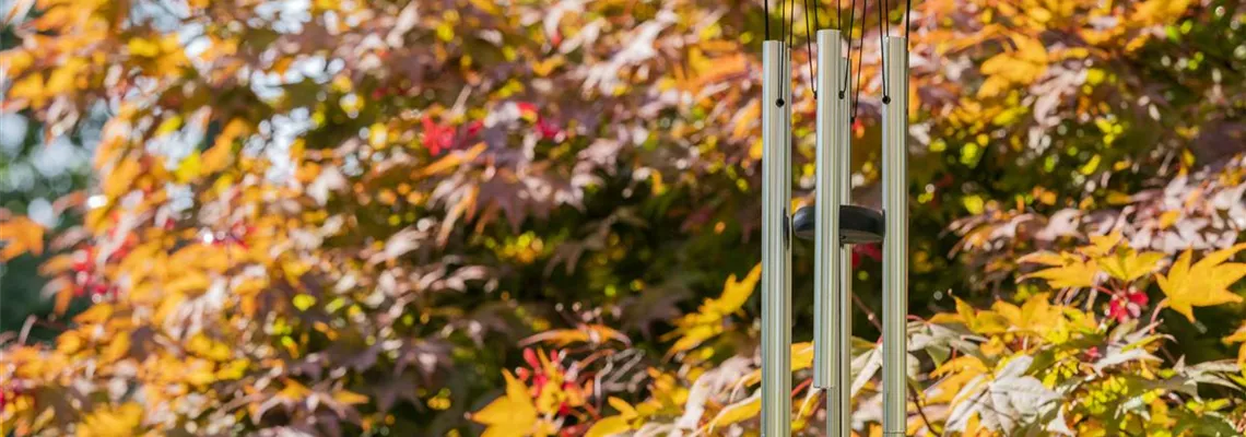 Der Klanggarten: Windspiel, und Co. sorgen für Erholung